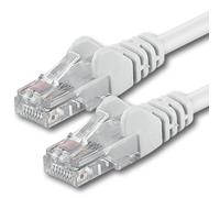 2m - blanco - 1 pieza - Cable de red Ethernet con conectores RJ45 CAT6 CAT 6 Cat.6 1000 Mbit/s