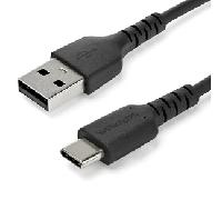 2M DURABLE USB 2.0 TO USB C CABLE BLACK ARAMID FIB ER RUSB2AC2MB