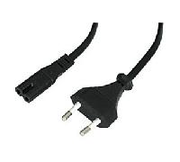 2m euro to iec c7 mains cable low-