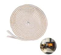 2M Fireplace Gasket, Wood Stove Gasket, Fireplace Gasket Fibreglass Heat Resistant Up to 500°C for Stoves Fireplaces Oven Door, chimeneas