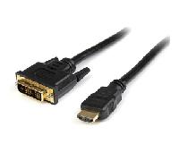 StarTech.com Cable HDMI a DVI 2m - DVI-D Macho - HDMI Macho - Adaptador - Negro