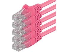 2m - magenta - 5 piezas - Cable de red Ethernet con conectores RJ45 CAT6 CAT 6 Cat.6 1000 Mbit/s