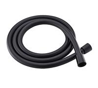 2M Manguera de Ducha Universal, PVC Manguera de Flexible de para el baño, Anti Torcedura, Estándar G 1/2, Negro mate.