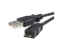 StarTech.com Cable Adaptador 2m USB A Macho a Micro USB B Macho Acodado en Ángulo hacia Abajo para Teléfono Móvil