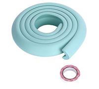2M Protectores de esquina de goma Protectores de bordes para niños Muebles de seguridad Tira de parachoques Borde de mesa Protector de protección de esquina(Verde)