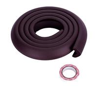 2M Protectores de Esquina de Goma Protectores de Bordes para niños Muebles de Seguridad Tira de Parachoques Borde de Mesa Protector de protección de Esquina(café)