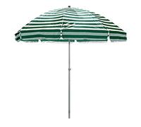 Φ2m Striped Beach Outdoor Garden Shade, Big Sun Umbrella, Terrace Holiday Parasol, Suitable for Swimming Pool, Park, Fishing, Round