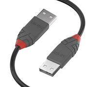 Lindy Cable USB 2.0 36693 Anthra Line USB A de 2 m – Negro/Verde/Rojo
