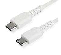 Cable USB - STARTECH RUSB2CC2MW, USB 2.0, Blanco