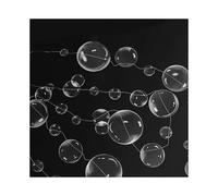 2m White Bubble Garlands for Little Mermaid Party Decorations 2D Bubble Garland Hanging Bubbles for Party Supplies