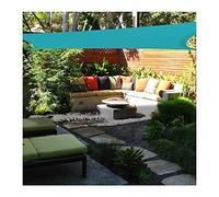 2m X 3.0M Sun Shade Sail Rectangle, Shade Sails Shade Cloth Waterproof Outdoor Garden Patio Party Sunscreen Awning Canopy 98% UV Block with Rope, Lake Blue