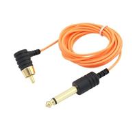 2meter Tattoo Pen Power Cord With RCA Connector, Tattoo Equipment Connection Cable With Long Hook Line