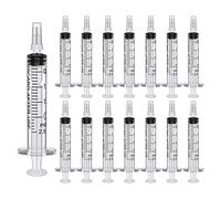 2ml Esteril Jeringa de Plastico Sin Aguja con Tapa, 50Pack Jeringa Desechable, Herramientas de Medición Dispensación de Jeringa para Laboratorios de Mascota,Perfumes,Lubricantes,Sellantes (2ml)