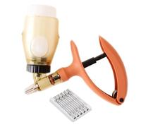 2ml Jeringa AutomáTica Continua Veterinaria De, Dispensador De Dosis Fija Bomba De Jeringa De PrecisióN Ajustable De 0.1 Ml A 5 Ml, para Granjas De Cerdos Y Toros Disponible En Varios Colores
