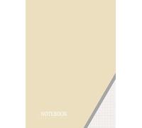 2mm (0.2cm) Squared Exercise NoteBook| A4 Size | Edge-to-Edge Grey Grid| 110 Pages| Soft Cover| Champagne Color|