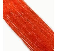 2mm 3mm Small Faceted Natural Semi-precious Stone Crystal Glass Loose Beads Strand DIY For Making Necklace Bracelets,Orange Color,3mm-110pcs