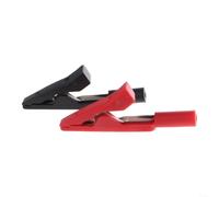 2mm Banana para alligator Clip Set Red Black 2mm Banana para | Quick connect design, red black color coded, 2mm banana , para ideal for multimeter testing