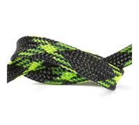 2mm Colorful Braid Sleeve Nylon Snakeskin Mesh Insulate Retractable Shockproof Expandable Wire Protector Cable(Black UV Yellow,20 Meters)