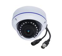 2MP Cámara de Seguridad analogica 1080P AHD Camara CCTV Gran Angular ángulo de visión de 180° en Domo Al Aire Libre/Interior Visión Nocturna 1.7mm Lente, HD TVI/CVI/AHD/CVBS Switchable