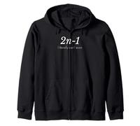 2n-1: Literalmente ni siquiera puedo matemáticas Álgebra Humor Sudadera con Capucha