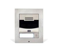 2N IP Solo Videoportero con Cámara Exterior, AP, Plata, Resolución 1280x960, Lente de 120°, Visión Nocturna, PoE, Resistente IP54 IK08, -40°C a 60°C