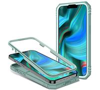 2ndSpring - Carcasa Compatible con iPhone 6/7/8/SE 2020/iPhone SE 3 2022, protección de la cámara en PC Duro Anti-caída Reforzada Armor antigolpes, Funda de protección, Color Verde