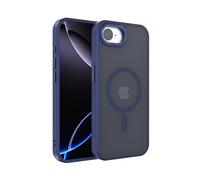 2NSPDRGNI Magnética Funda Compatible con iPhone 16e,Traslucida Mate Carcasa Case Cover,Azul