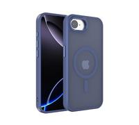 2NSPDRGNI Magnética Funda Compatible con iPhone 16e,Traslucida Mate Carcasa Case Cover,Azul Sierra