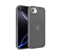 2NSPDRGNI Magnética Funda Compatible con iPhone 16e,Traslucida Mate Carcasa Case Cover,Gris