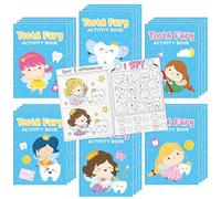 2ooya 24 libros de actividades de Navidad para niños, mini libros de juegos para colorear a granel, laberintos y búsqueda de palabras para rellenos de calcetines de Navidad, rellenos de bolsas de