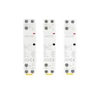 2P 16A 20A 25A 1NO 1NC 2NO 2NC AC 220V 230V 50/60Hz Din Rail Mounted Household Modular AC Contactor for Home House Hotel(2P 20A 1NO 1NC)