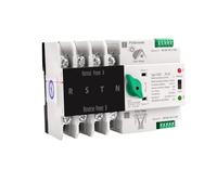2P 3P 4P carril ATS inversor fotovoltaico Doble potencia interruptor de selección conversión automática ininterrumpida 63A 100A 125A energía solar fotovoltaica(4P,100A PV)
