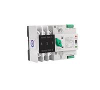 2P 3P 4P carril ATS inversor fotovoltaico Doble potencia interruptor de selección conversión automática ininterrumpida 63A 100A 125A energía solar fotovoltaica(3P,63A PV)