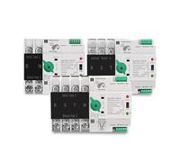 2P 3P 4P carril ATS inversor fotovoltaico Doble potencia interruptor de selección conversión automática ininterrumpida 63A 100A 125A energía solar fotovoltaica(2P,125A PV)