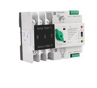 2P 3P 4P carril ATS inversor fotovoltaico Doble potencia interruptor de selección de conversión automática ininterrumpida 63A 100A 125A energía solar fotovoltaica(3P,125A PV)