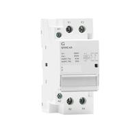 2P 40A 63A 2NO 2NC 1NO1NC Casa de contactor de CA con carril Din o for contactor de pila de carga
