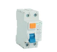 2P 4P 16A 63A 10mA 30mA 6KA 230/400V disyuntor de corriente residual electromecánico interruptor de seguridad diferencial(32A,2Pole 300mA)