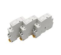 2P AC 220V 230V 16A/20A/25A/ 1NO/1NC 2NO/2NC 50/60Hz Din Rail Mounted Household Modular AC Contactor for Home House Hotel(25A,2NC,24V)
