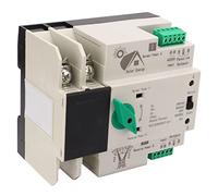 2P AC-220V ATS, Interruptor Convertidor Automático de Doble Potencia para El Hogar, Conmutador de Energía Solar, Controlador de Circuito Sin Interrupción, para Energía de Respaldo (100A)