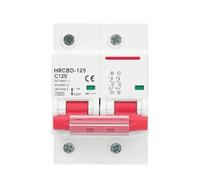 2P DC MCB Disyuntor 600 V 125 A 100 A 80 A para sistema fotovoltaico Curva C Interruptor principal de batería - Dispositivo de seguridad eléctrico (4P,80A)