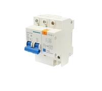 2P DZ47-63LE Dc 12v reinicio de celda Mini disyuntor dispositivo protección de corriente Residual operador de disyuntor de corriente Residual 1 Uds(63A)