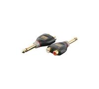 2p Jack macho/2x RCA F adaptador resistor= 10kOhm