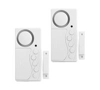 2pac Freezer Door Alarm, 3/15/30/60 Seconds Wireless Refrigerator Alarm, 4 in 1 Door Sensor Door Bell Open Door Alarm Loud 108db