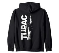 2Pac Hip Hop Rap Music Side Photo by Rock Off Sudadera con Capucha