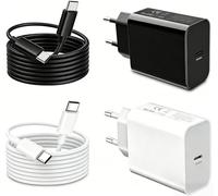 2Pack 45W Cargador USB C para Samsung A56 5G A26 A36 A55 A17 A57 A37 A27 A25 A35 A54 A53 A33 A23 Galaxy S25 Ultra/S24 FE/S26 Plus/S23/S22 S21 S20/Z Fold 5 6 7 Z FILP Enchufe USBC Carga Rápida y Cable