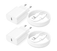 2Pack Cargador USB C para iPhone 17 Air/17/17 Pro/17 Pro Max/16 Pro Max/16 Pro/16 Plus/15 Pro/15 Plus, 30W Cargador iPhone Carga Rapida con 2M Cable iPhone 17 para iPad Pro/Air/Mini 7/6