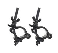 2Pack Garras para Truss Clamp Abrazadera Luz Escenario, Gancho para Truss 38-42mm Garras Luces Puente Lighting Hook Clamps, Carga 80kg Andamiaje Soporte Luz Enganche para Colgar para Cabeza Movil
