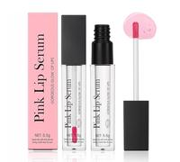 2Pack Pink Lip Serum Plumper and Color Changing Gloss - Plumping Oil for Gorgeous Glow, Hydrating Stain for Women