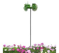 2pack Stake Decoration Tractor Wind Sculpture,Outdoor Garden Decor,Metal Tractor Wind Spinner,Yard Ground Stake Windmill - For Front Yard Patio Backyard Lawn Flower Bed Holiday Housewarming
