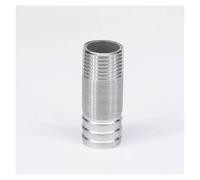2PC 1/2" BSPT Male x Fit 20mm I/D Hose Barb 304 Stainless Pipe Fitting Hosetail Connector Water Gas Oil